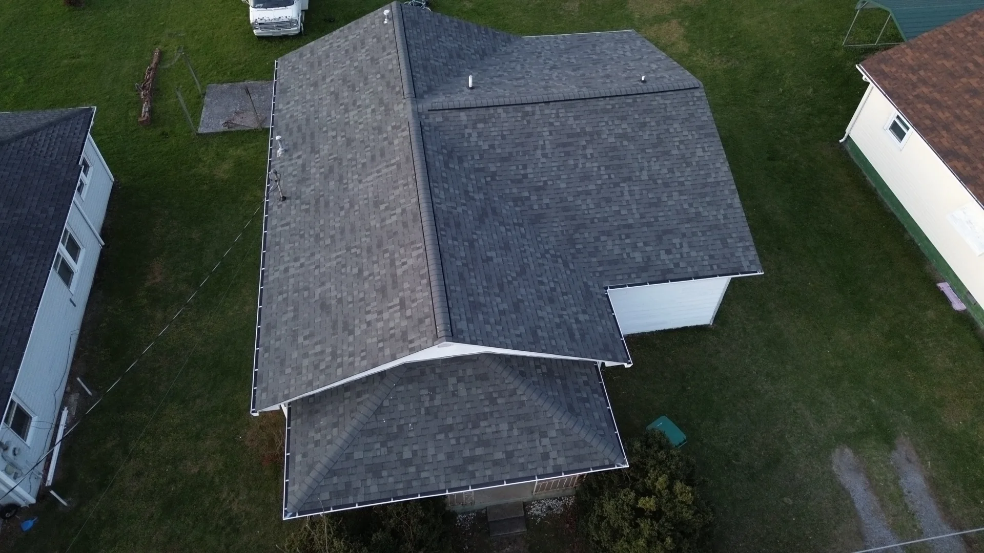 Roofing project photograph