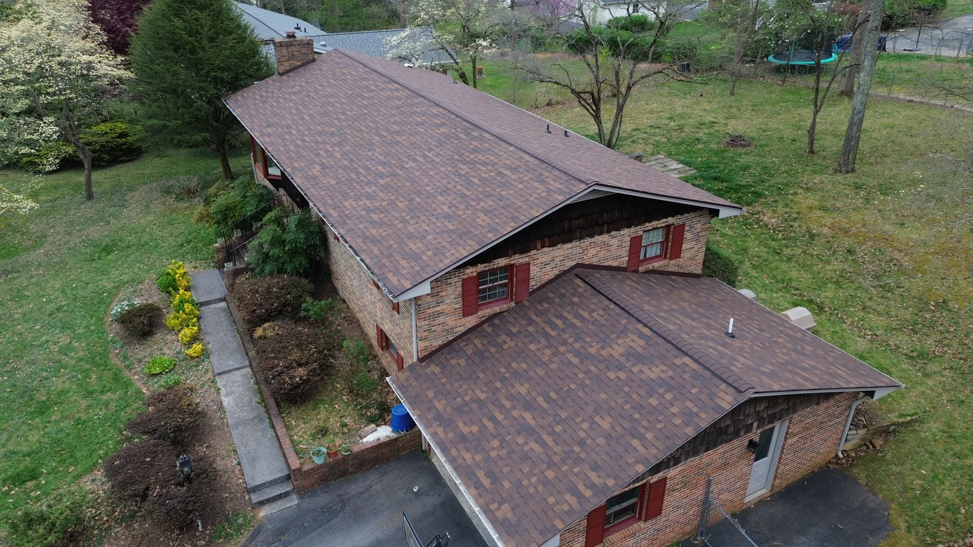 Roofing project photograph