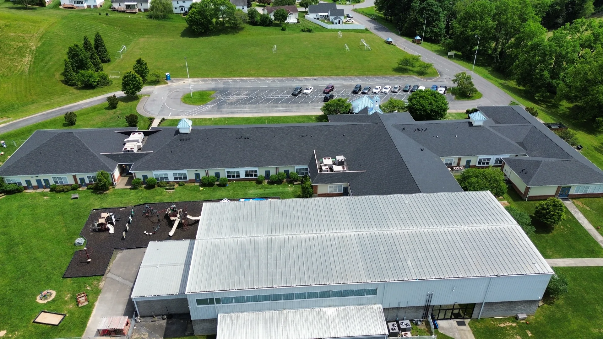 Roofing project photograph