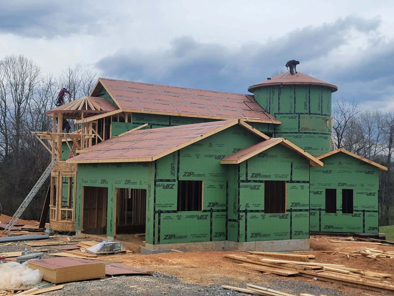 Roofing project photograph
